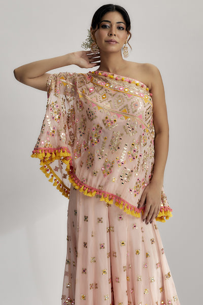 Gopi Vaid Kaveer Flared Pants Set indian designer wear online shopping melange singapore