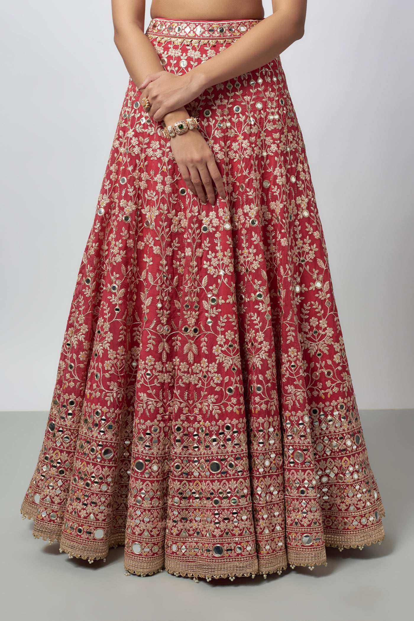Gopi Vaid Laanya Lehenga Set indian designer wear online shopping melange singapore
