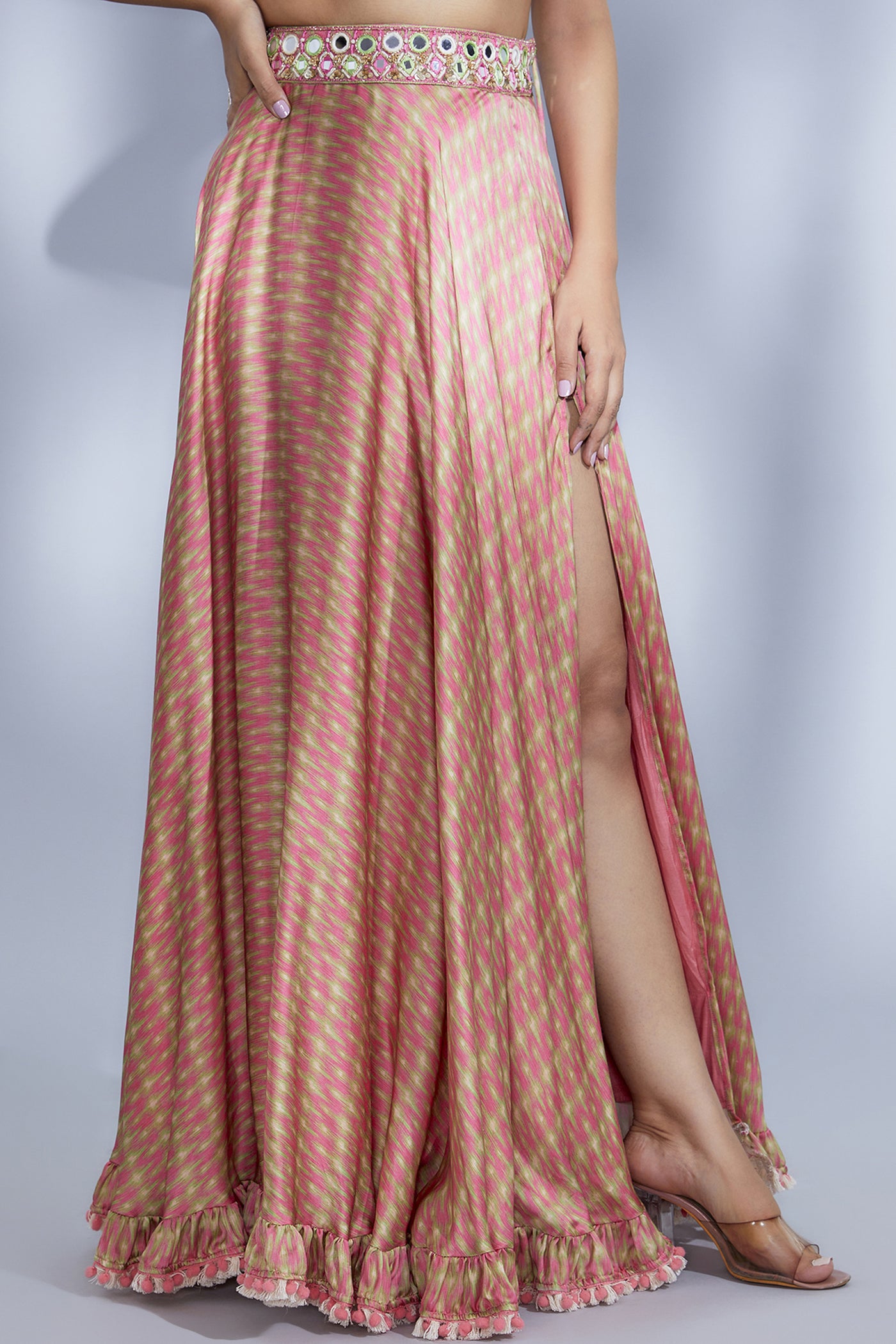 Gopi Vaid Liana Skirt Set indian designer wear online shopping melange singapore