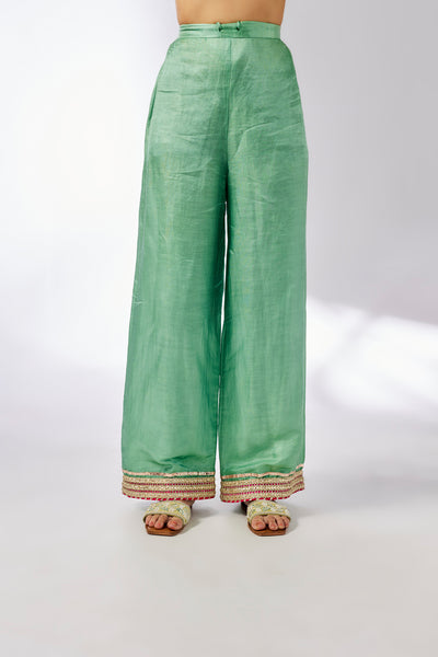 Gopi Vaid Mansi FO Set Mint indian designer wear online shopping melange singapore
