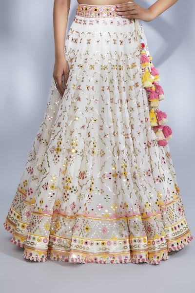 Gopi Vaid Maya Lehenga Set indian designer wear online shopping melange singapore