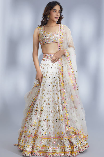 Gopi Vaid Maya Lehenga Set indian designer wear online shopping melange singapore