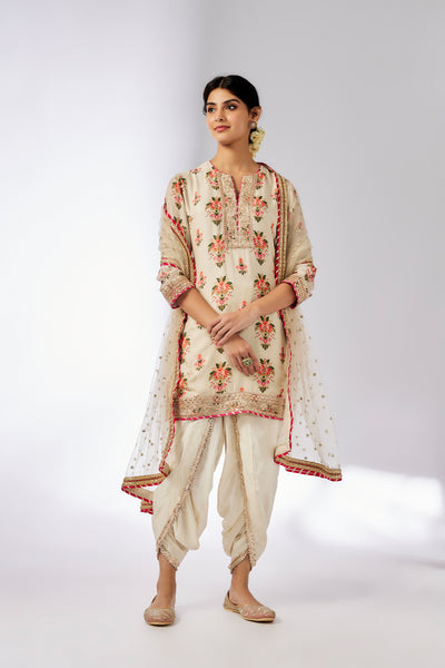 Gopi Vaid Moulika Dhoti Set indian designer wear online shopping melange singapore