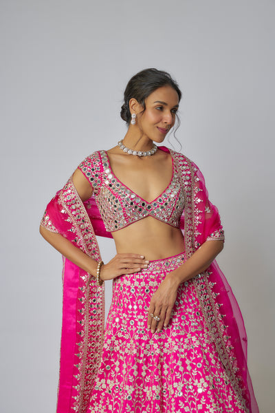 Gopi Vaid Niranjana Lehenga Set indian designer wear online shopping melange singapore