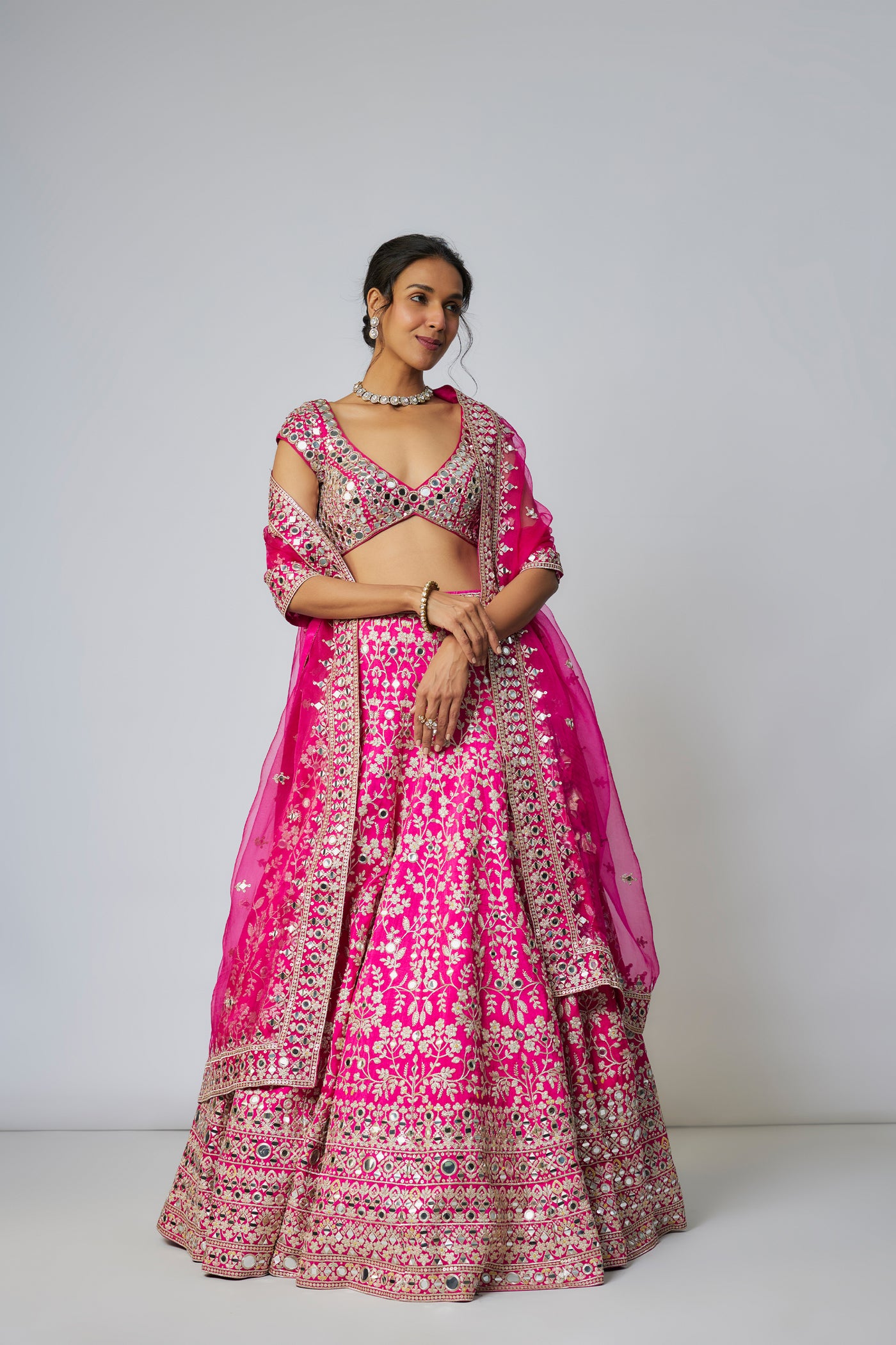 Gopi Vaid Niranjana Lehenga Set indian designer wear online shopping melange singapore