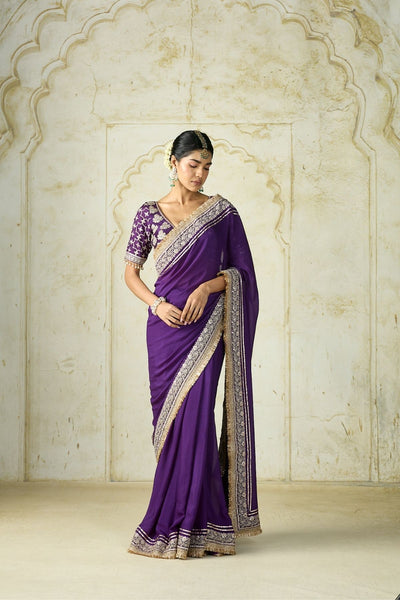 Gopi Vaid Hunr Saree Set indian designer wear online shopping melange singapore 