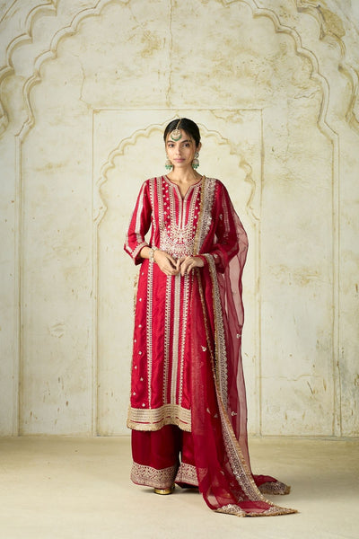 Gopi Vaid Lakshmi Kurta Set indian designer wear online shopping melange singapore