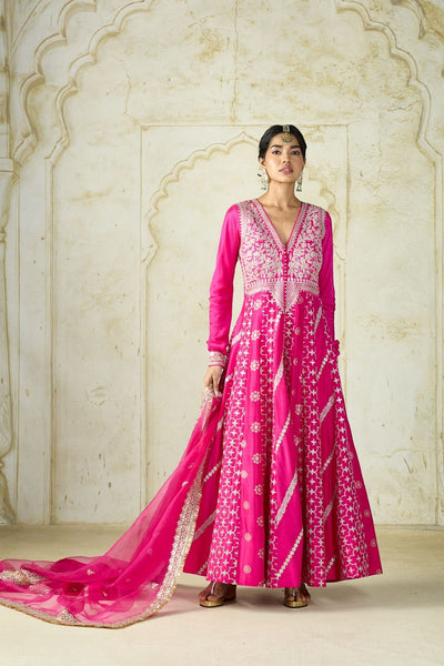 Gopi Vaid Meher Anarkali Set indian designer wear online shopping melange singapore 