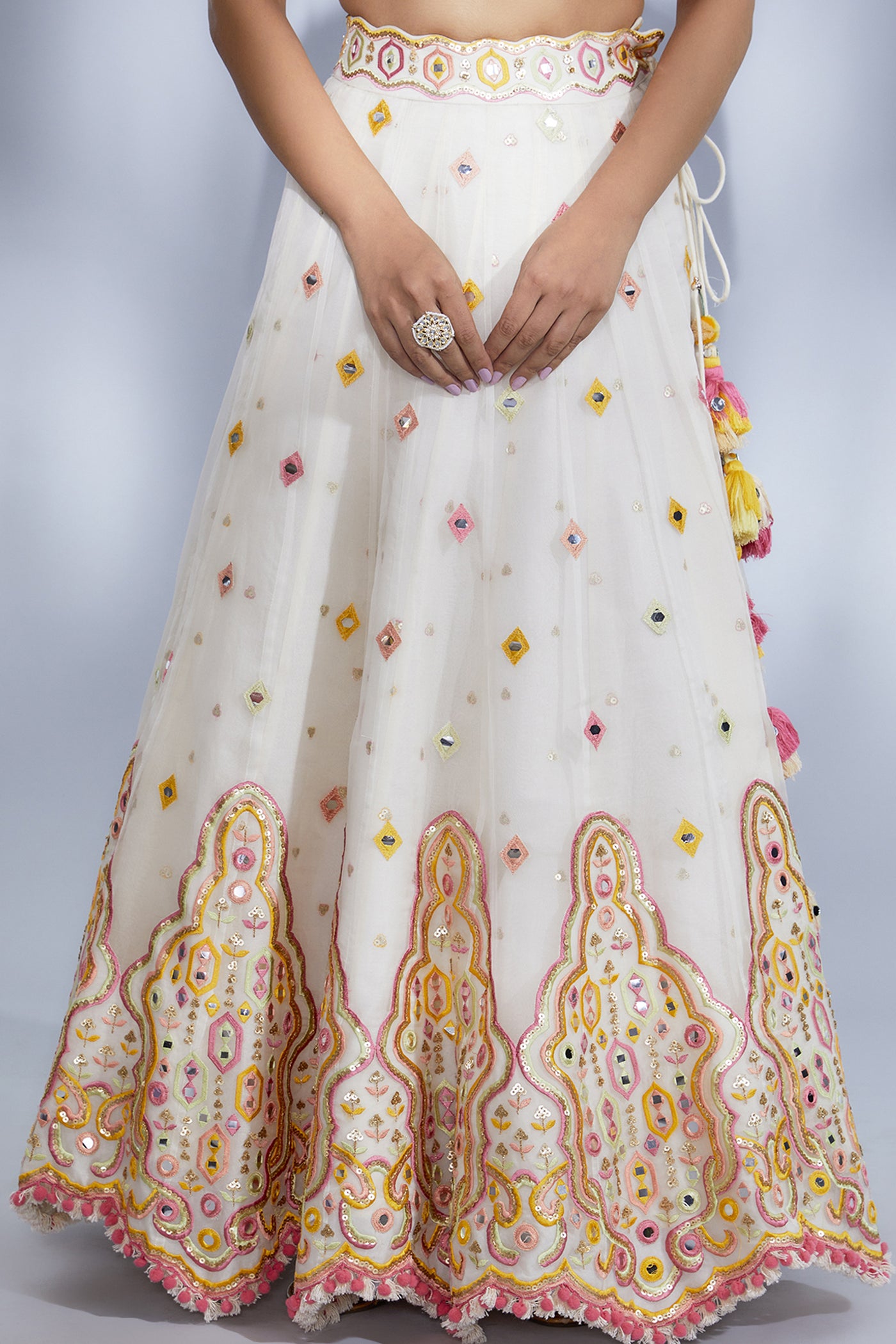 Gopi Vaid Nur Lehenga Set indian designer wear online shopping melange singapore