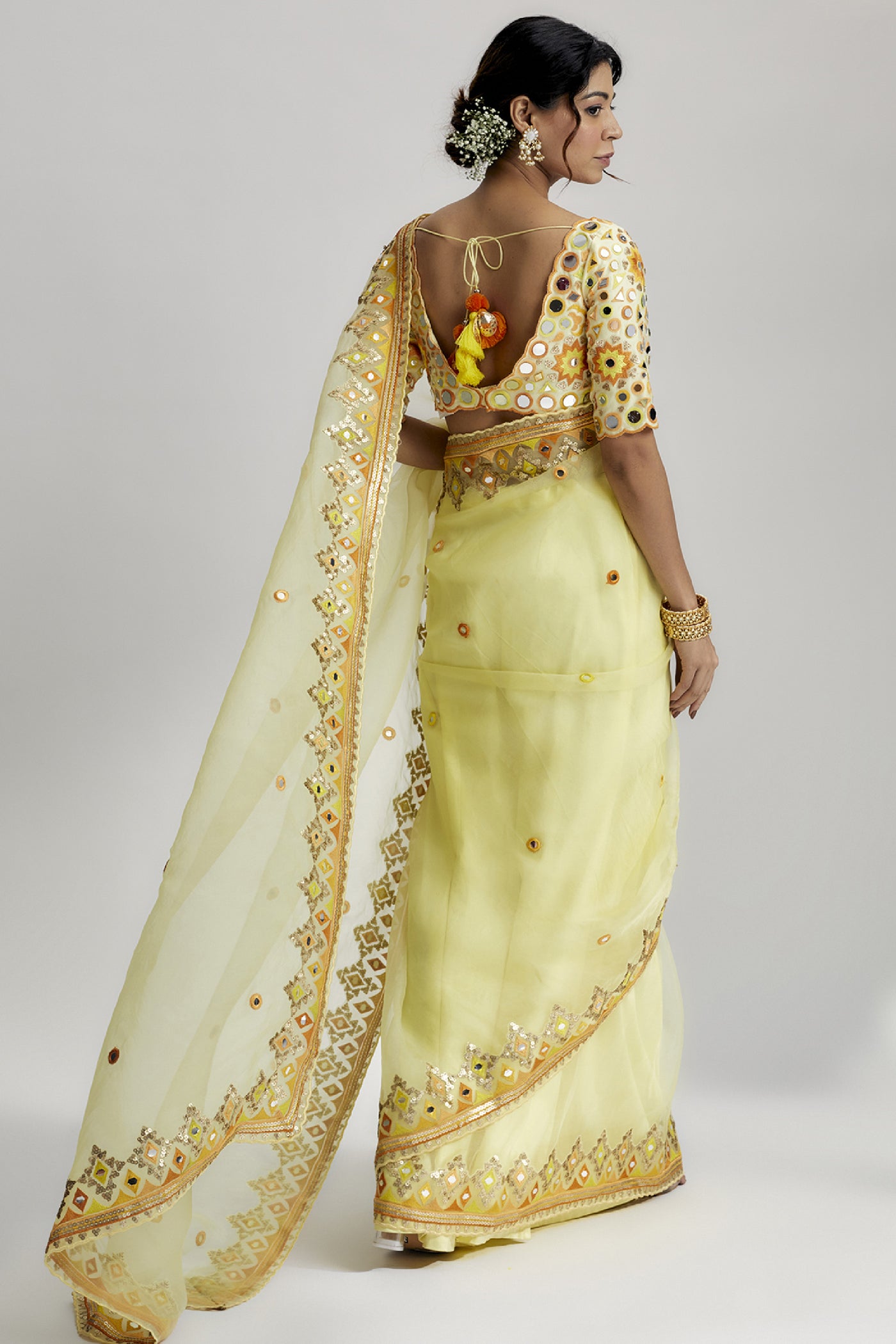 Gopi Vaid Priyal Saree indian designer wear online shopping melange singapore