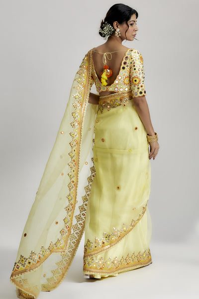 Gopi Vaid Priyal Saree indian designer wear online shopping melange singapore