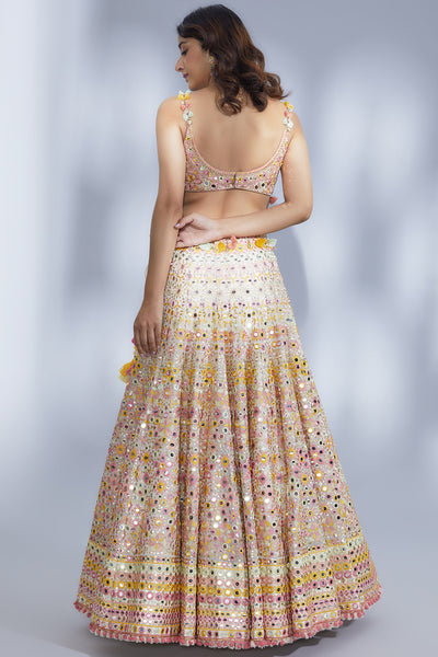 Gopi Vaid Rakul Lehenga Set indian designer wear online shopping melange singapore