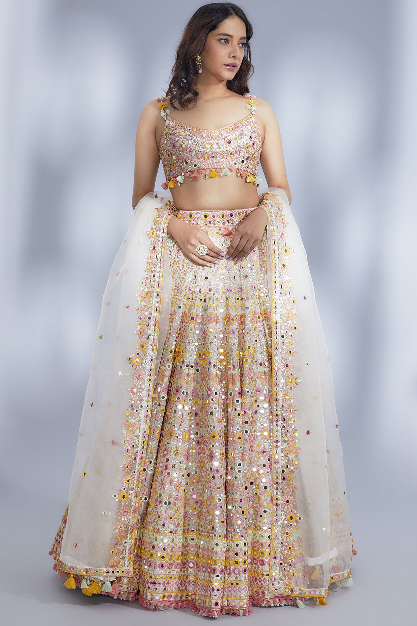 Gopi Vaid Rakul Lehenga Set indian designer wear online shopping melange singapore