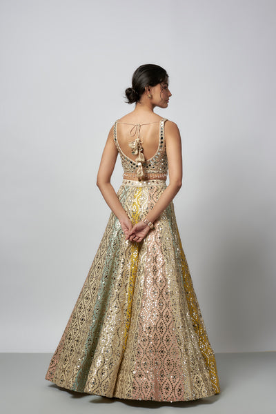 Gopi Vaid Ranjeeta Lehenga set indian designer wear online shopping melange singapore