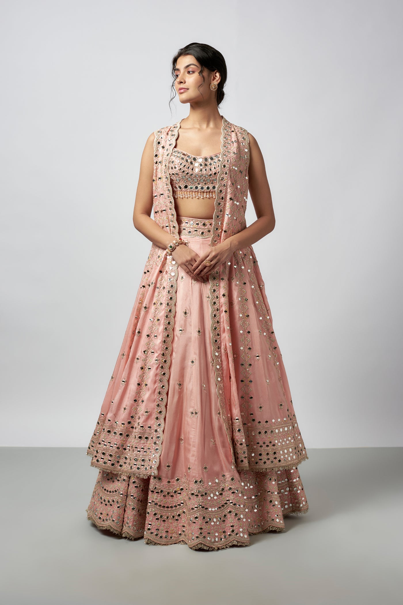 Gopi Vaid Ravya Lehenga Set indian designer wear online shopping melange singapore