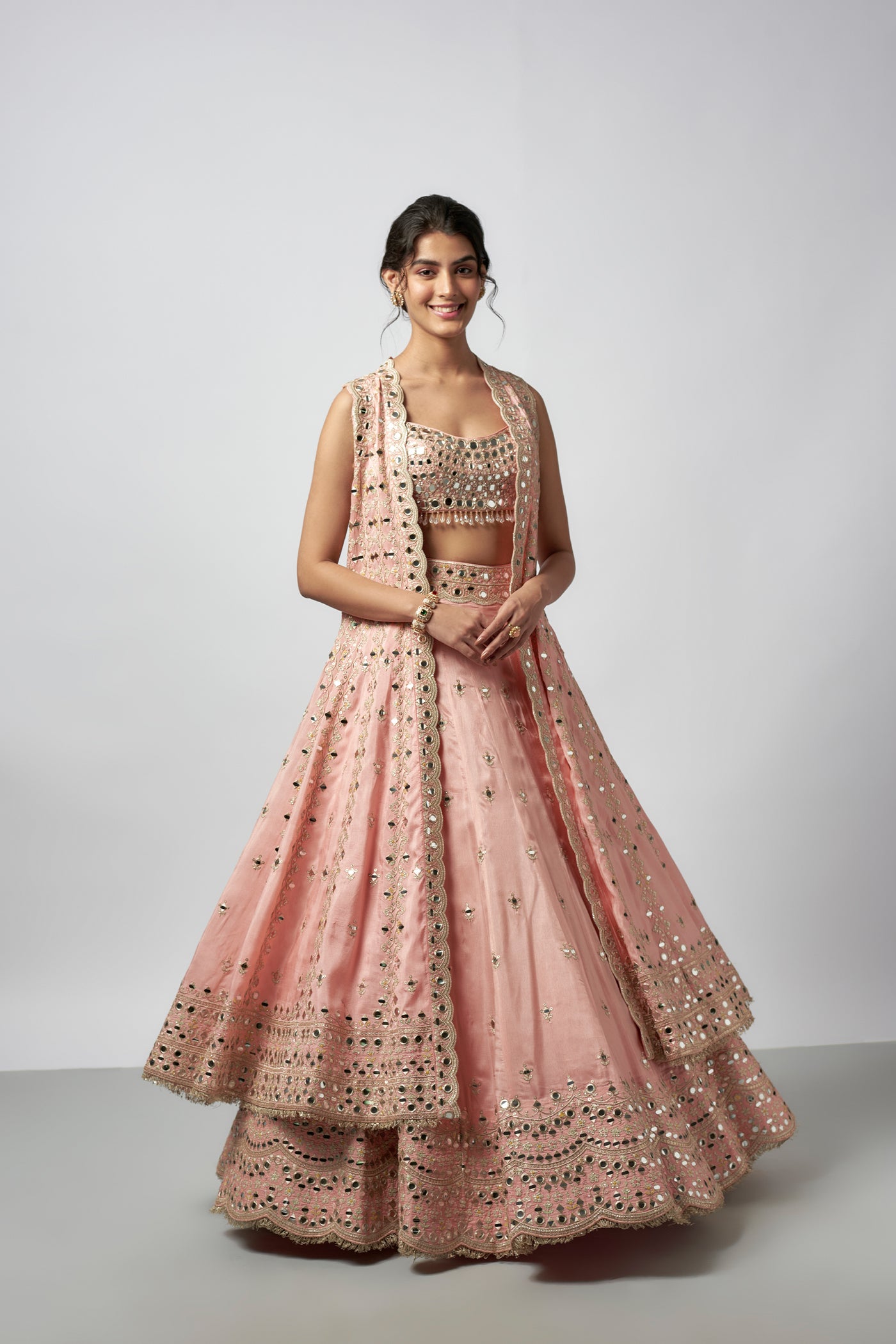 Gopi Vaid Ravya Lehenga Set indian designer wear online shopping melange singapore