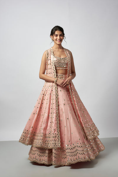 Gopi Vaid Ravya Lehenga Set indian designer wear online shopping melange singapore