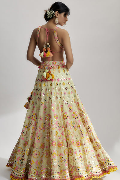 Gopi Vaid Reeva Mela Lehenga set Indian designer wear online shopping melange singapore