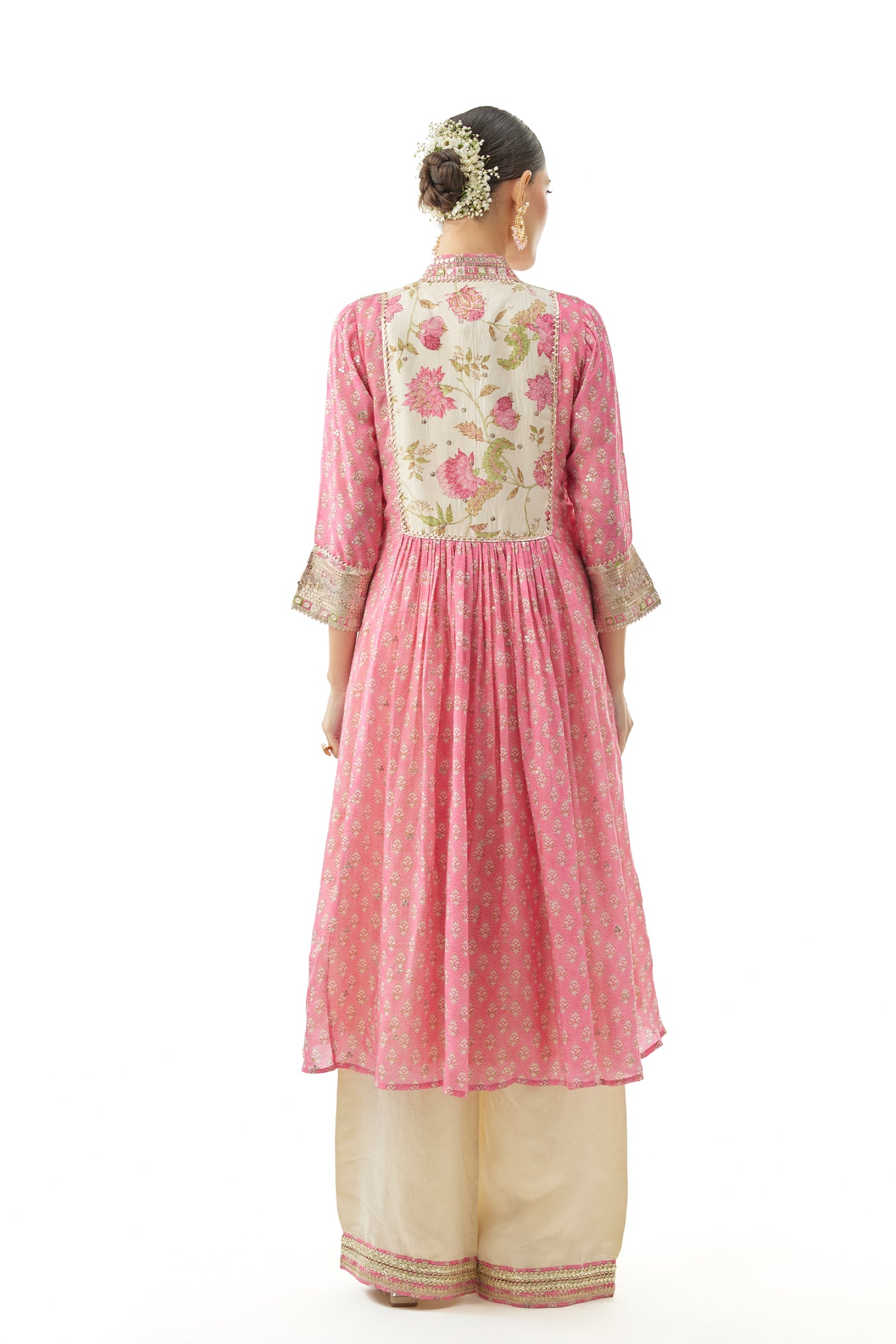 Gopi Vaid Riya Tunic with palazzo Indian designer wear online shopping melange singapore