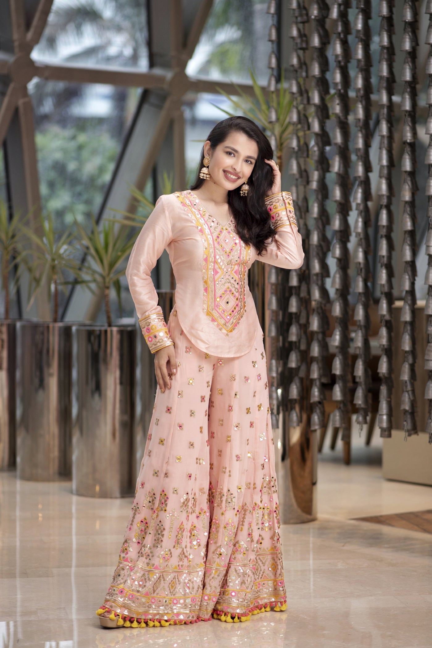 Gopi Vaid Saachi Pant Set indian designer wear online shopping melange singapore 