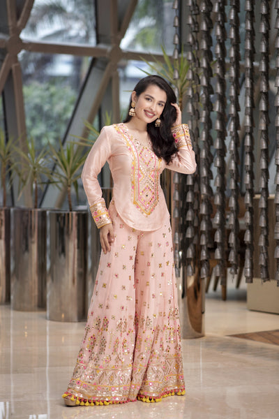 Gopi Vaid Saachi Pant Set indian designer wear online shopping melange singapore 