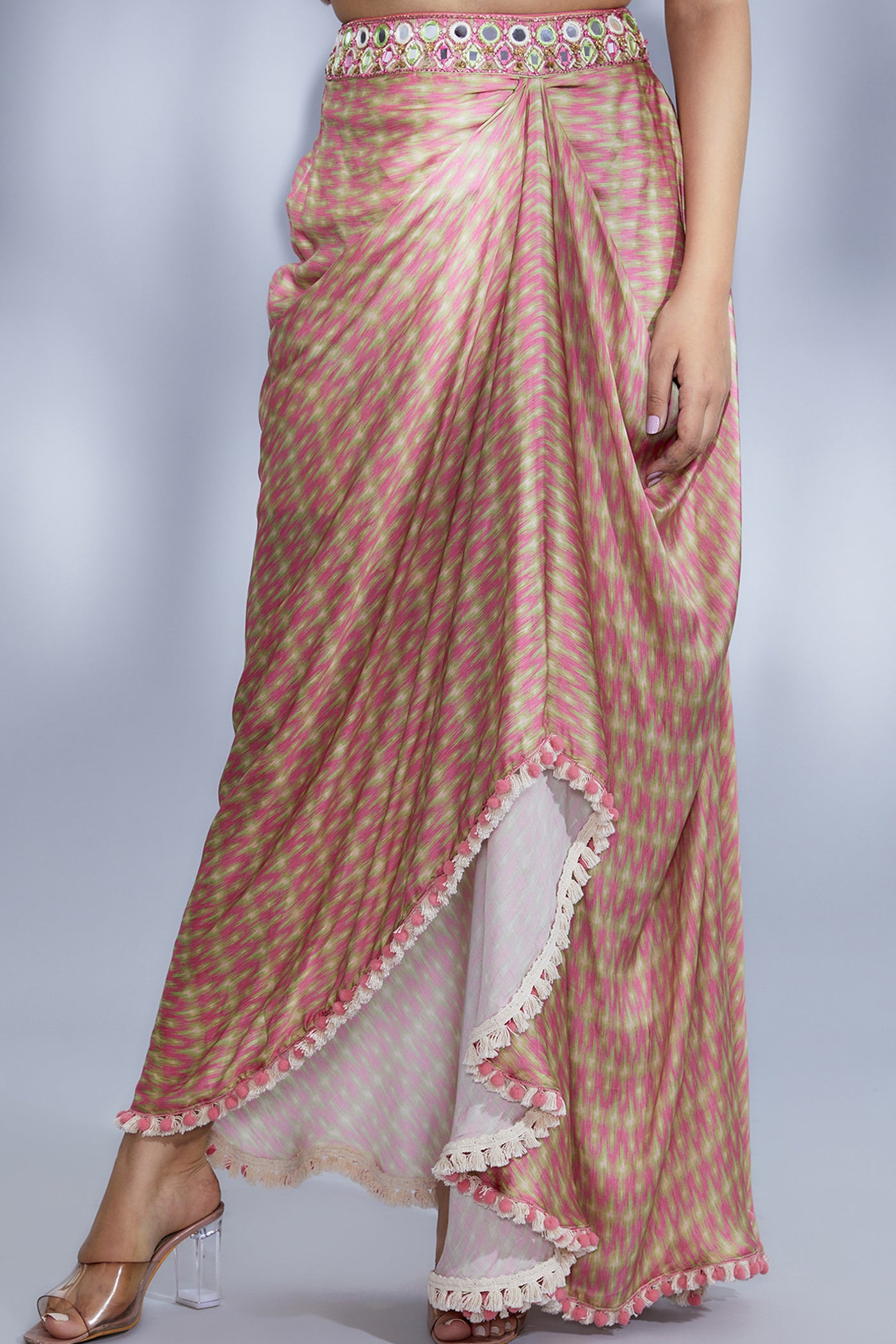Gopi Vaid Saira Skirt Set indian designer wear online shopping melange singapore