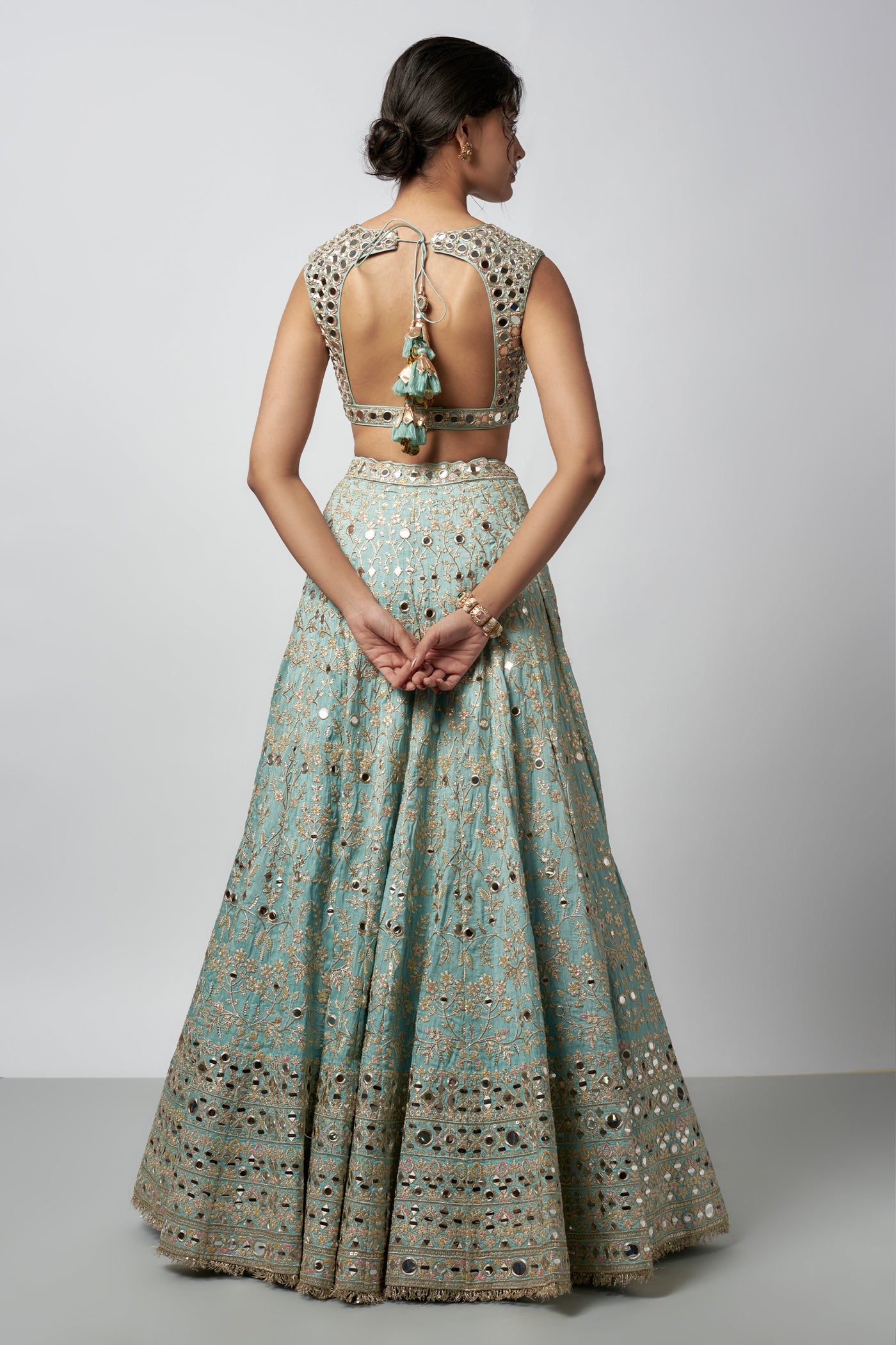 Gopi Vaid Sama Lehenga set indian designer wear online shopping melange singapore