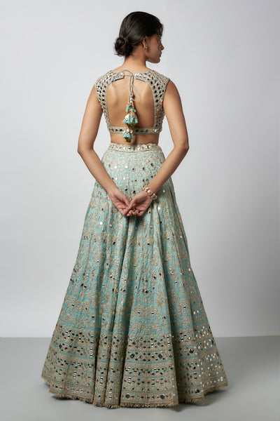 Gopi Vaid Sama Lehenga set indian designer wear online shopping melange singapore
