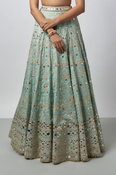 Gopi Vaid Sama Lehenga set indian designer wear online shopping melange singapore