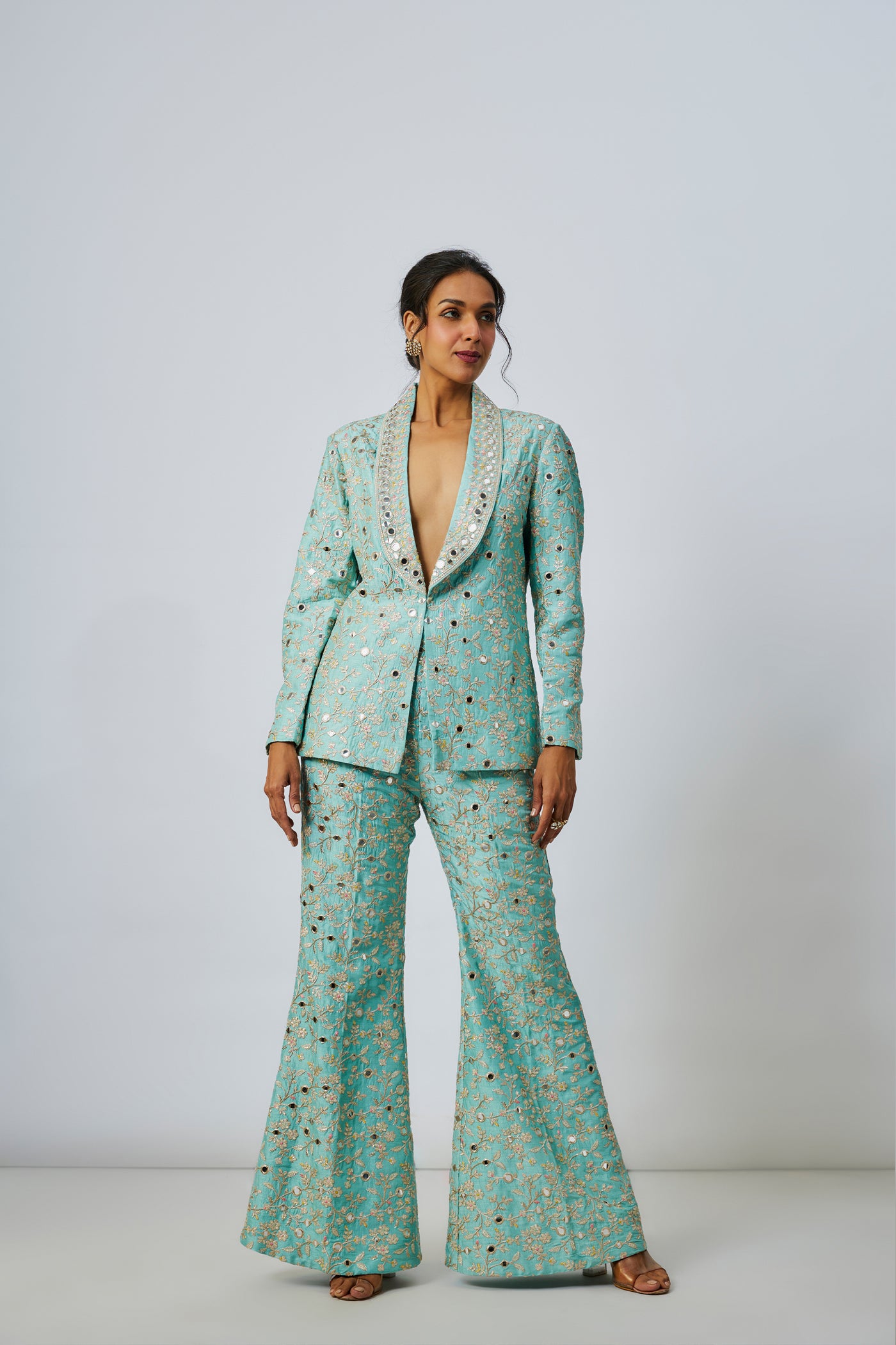 Gopi Vaid Sanura Pant Set indian designer wear online shopping melange singapore
