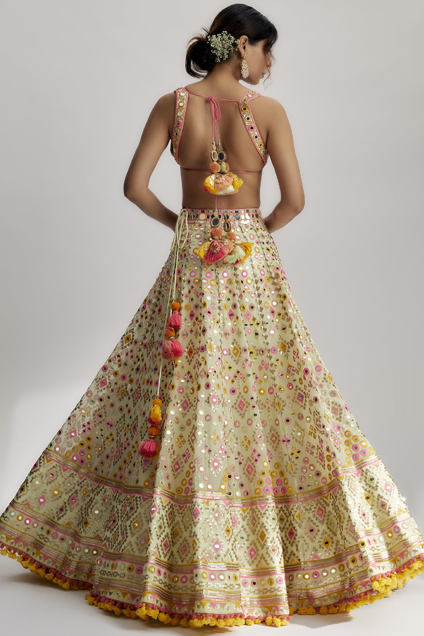 Gopi Vaid Shaira Lehenga Set Indian designer wear online shopping melange singapore 