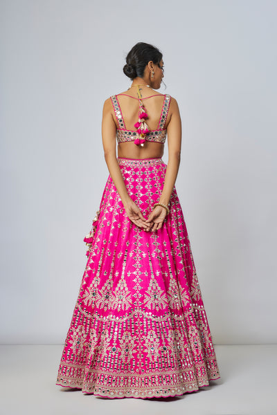 Gopi Vaid Sharvani Lehenga Set indian designer wear online shopping melange singapore