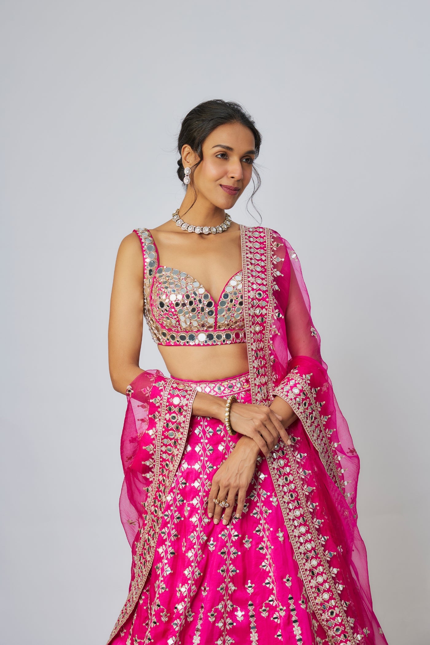 Gopi Vaid Sharvani Lehenga Set indian designer wear online shopping melange singapore