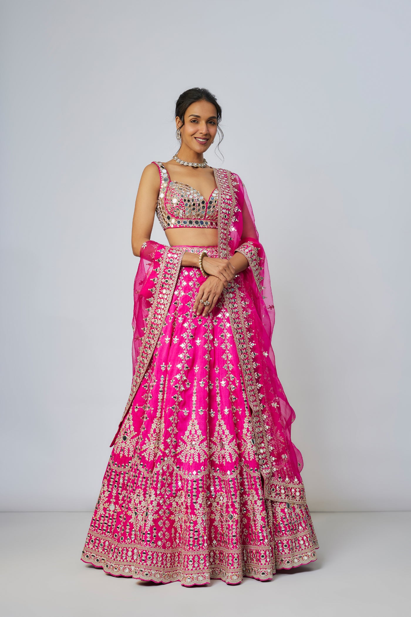 Gopi Vaid Sharvani Lehenga Set indian designer wear online shopping melange singapore