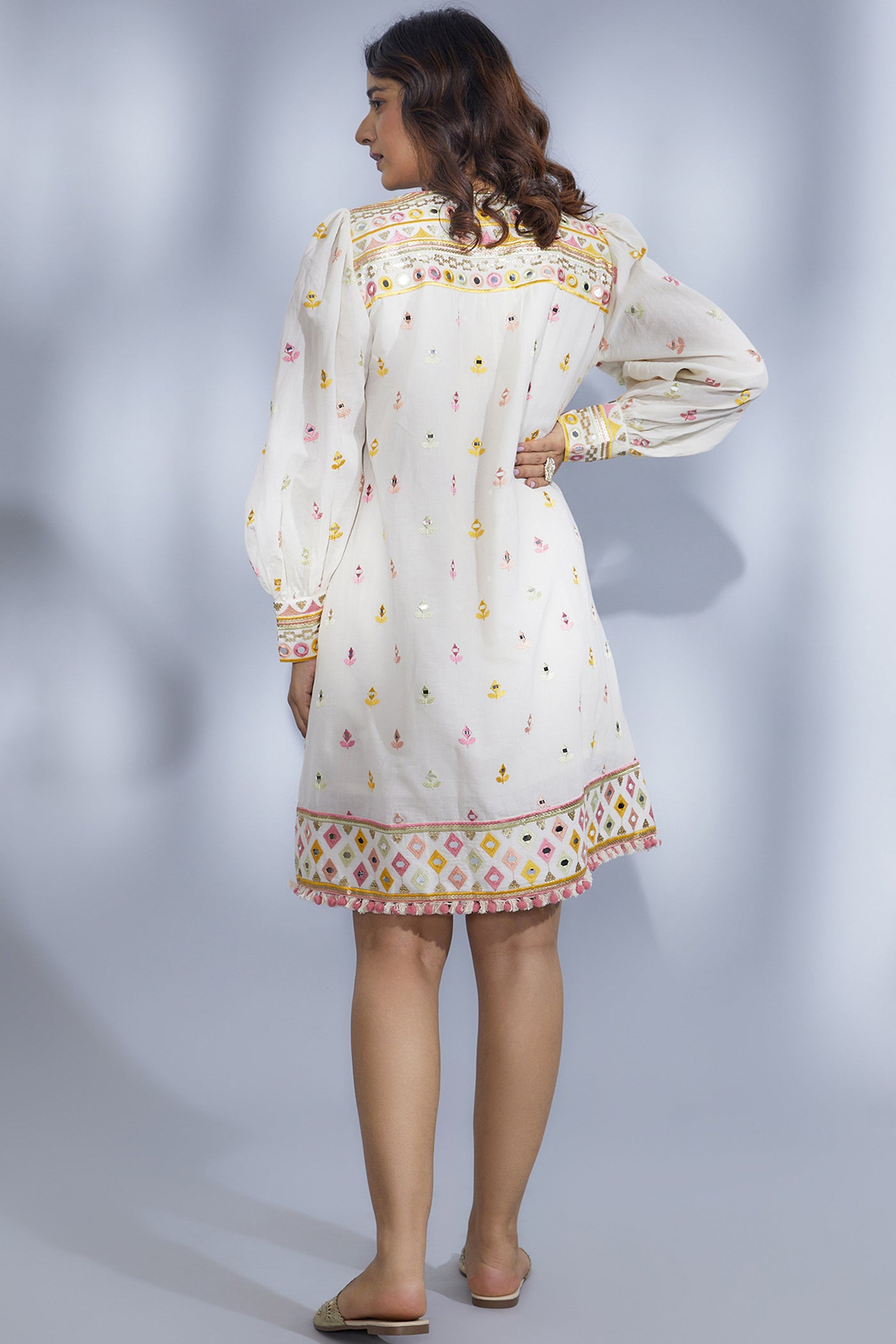 Gopi Vaid Shehnaz Dress indian designer wear online shopping melange singapore