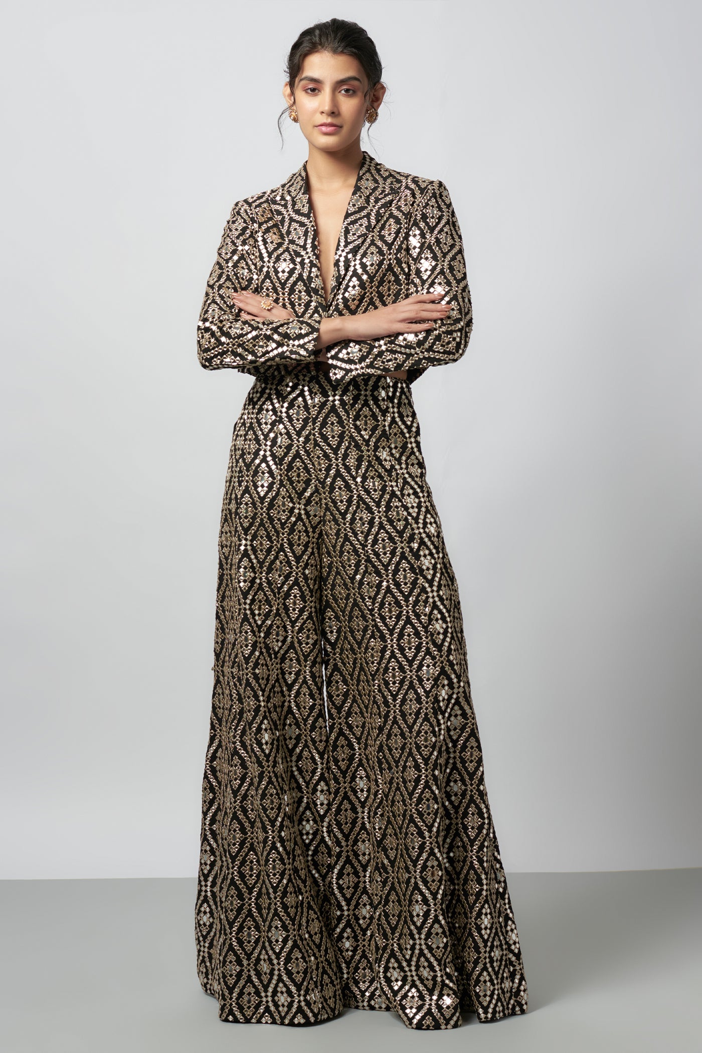 Gopi Vaid Shion Pant Set indian designer wear online shopping melange singapore
