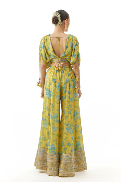 Gopi Vaid Shivani Pant Set indian designer wear online shopping melange singapore 