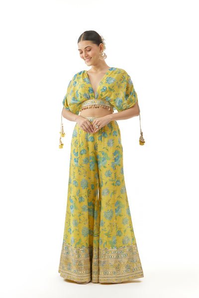 Gopi Vaid Shivani Pant Set indian designer wear online shopping melange singapore 