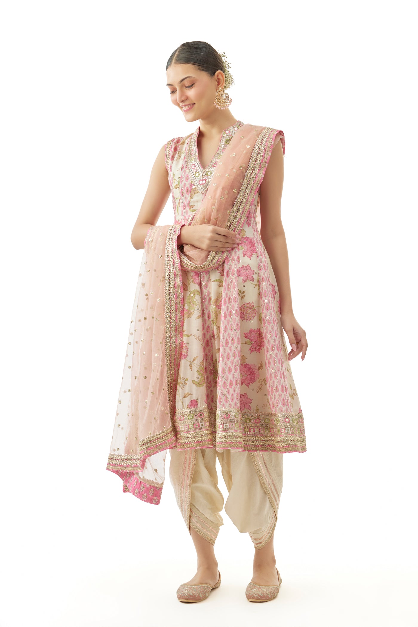 Gopi Vaid Smriti AG Set indian designer wear online shopping melange singapore 
