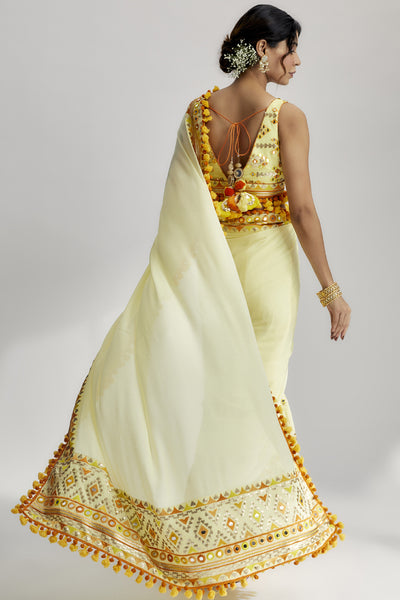 Gopi Vaid Srini Saree indian designer wear online shopping melange singapore
