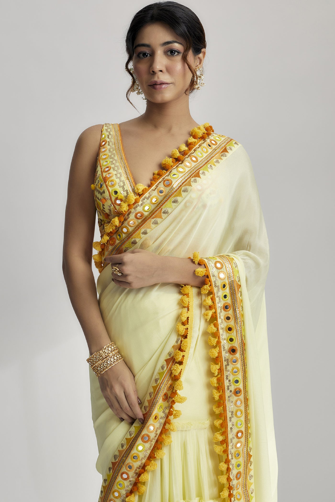 Gopi Vaid Srini Saree indian designer wear online shopping melange singapore 