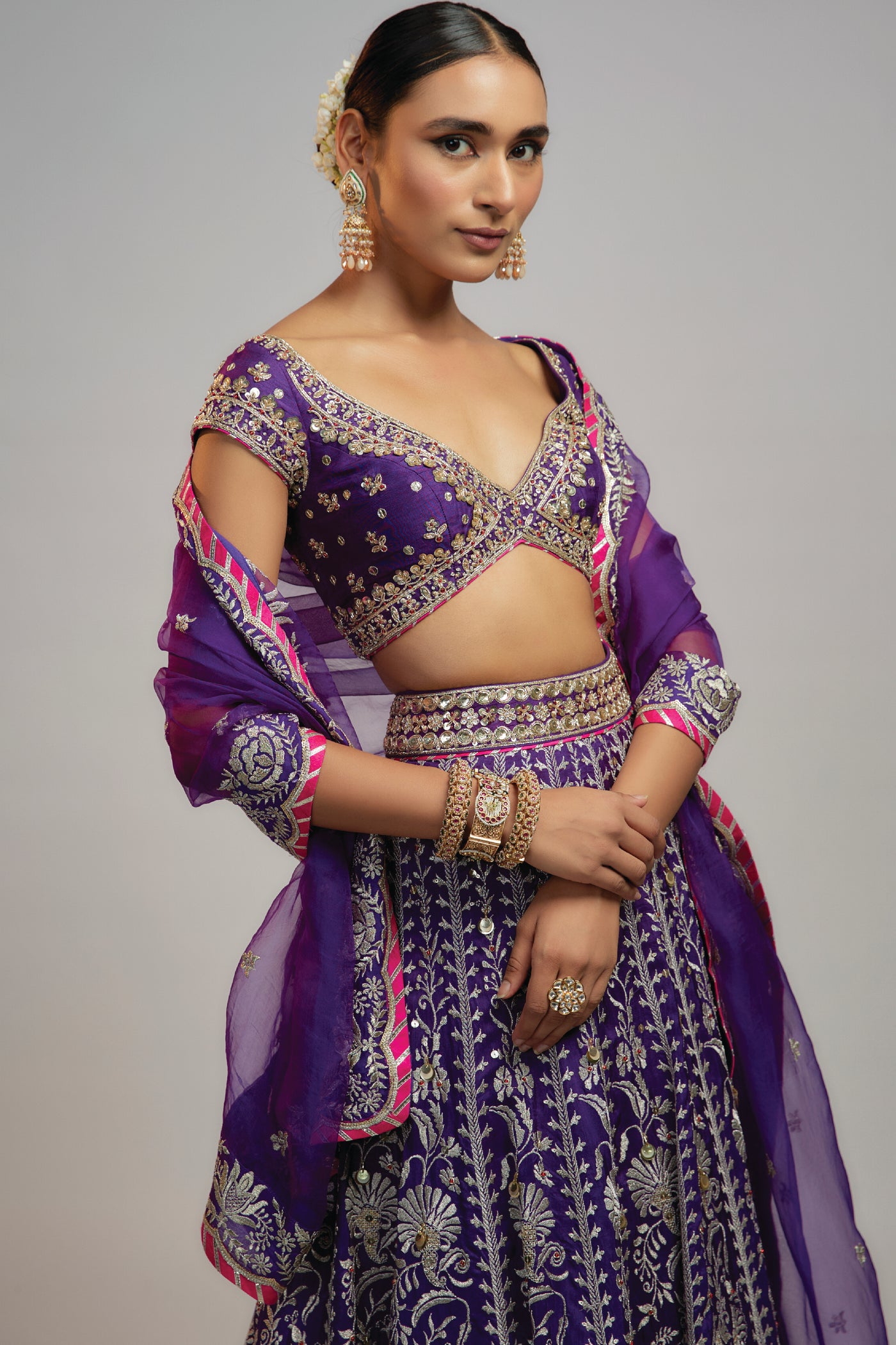 Tamanha Bhatia In Golconda Sacchi Lehenga Set