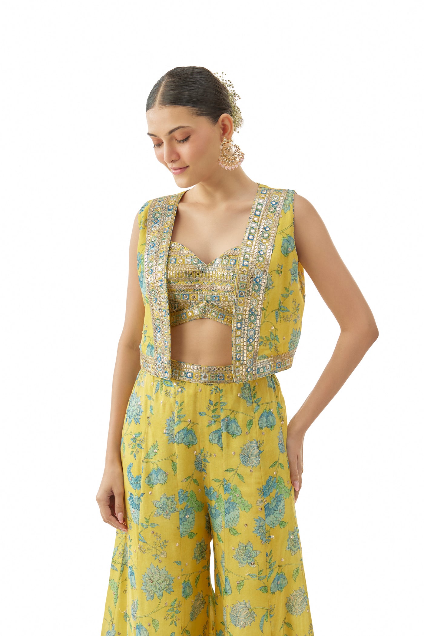 Gopi Vaid Tanisha Pant Set indian designer wear online shopping melange singapore 