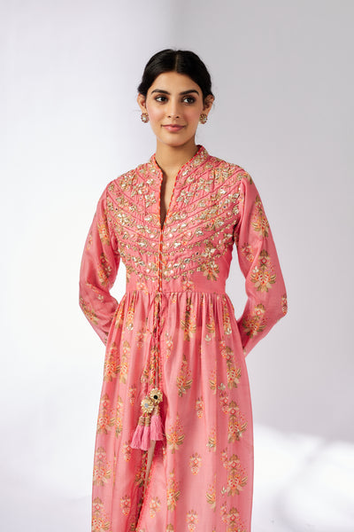 Gopi Vaid Tara Jacket Style Tunic indian designer wear online shopping melange singapore