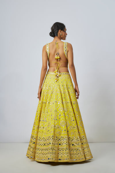 Gopi Vaid Tisya Lehenga Set indian designer wear online shopping melange singapore