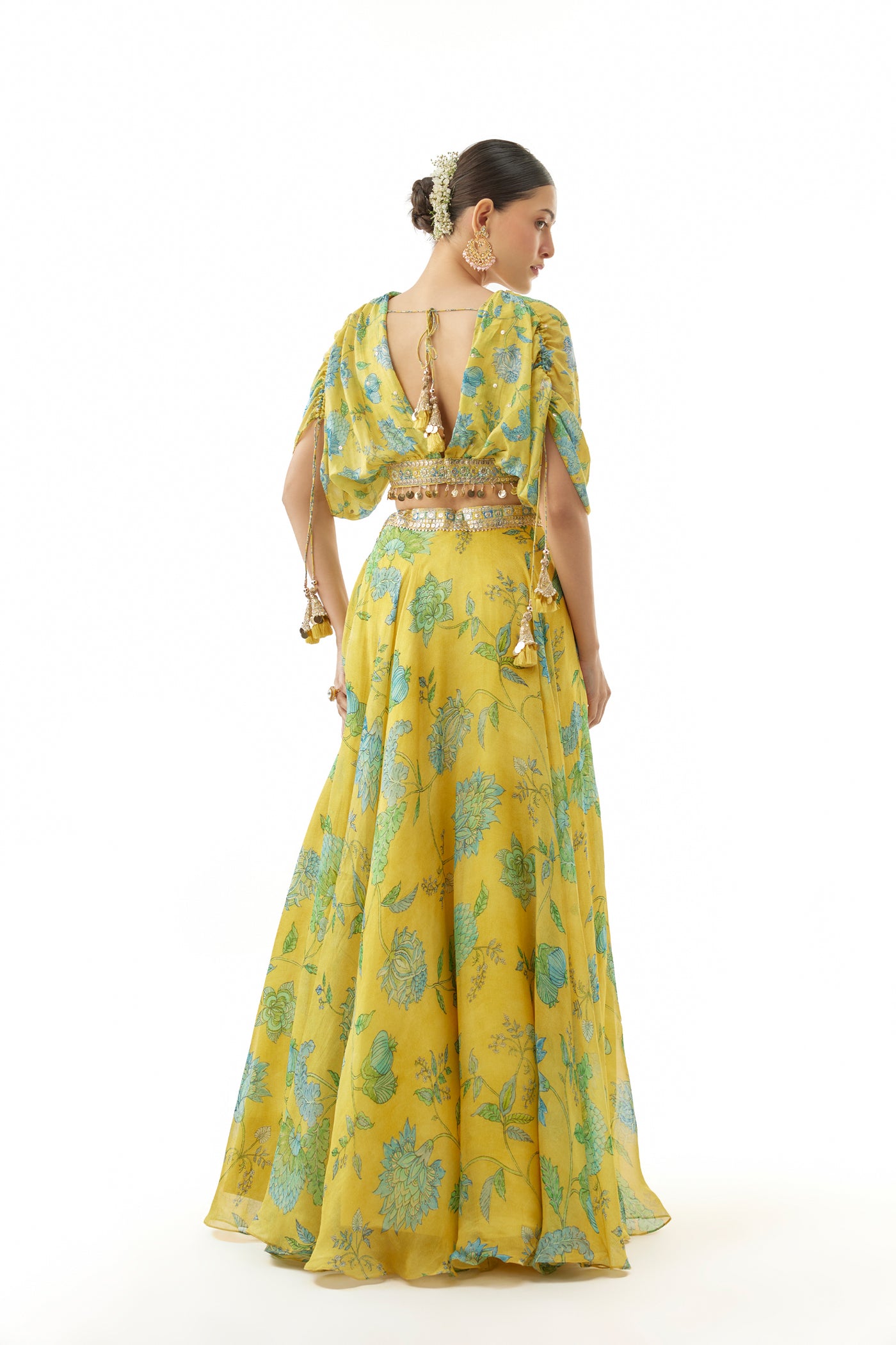 Gopi Vaid Vandana Lehenga Set Indian designer wear online shopping melange singapore

