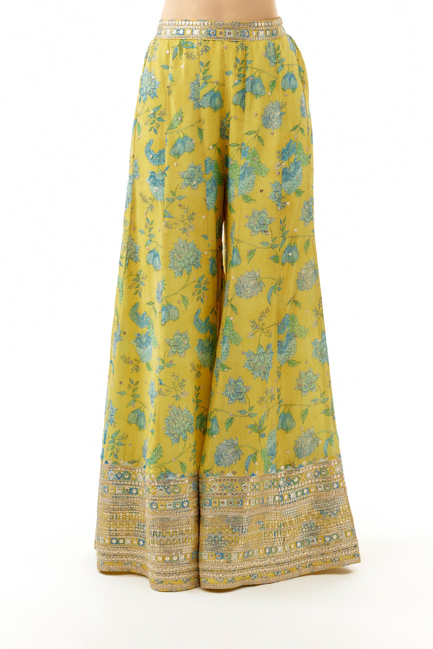 Gopi Vaid Vanshita One-Shoulder Set indian designer wear online shopping melange singapore