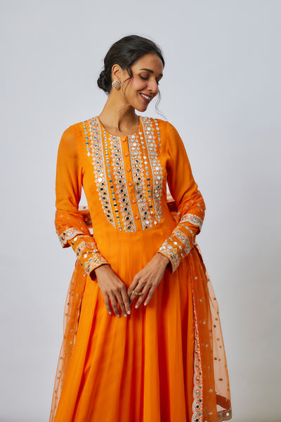 Gopi Vaid Varya Anarkali Set indian designer wear online shopping melange singapore