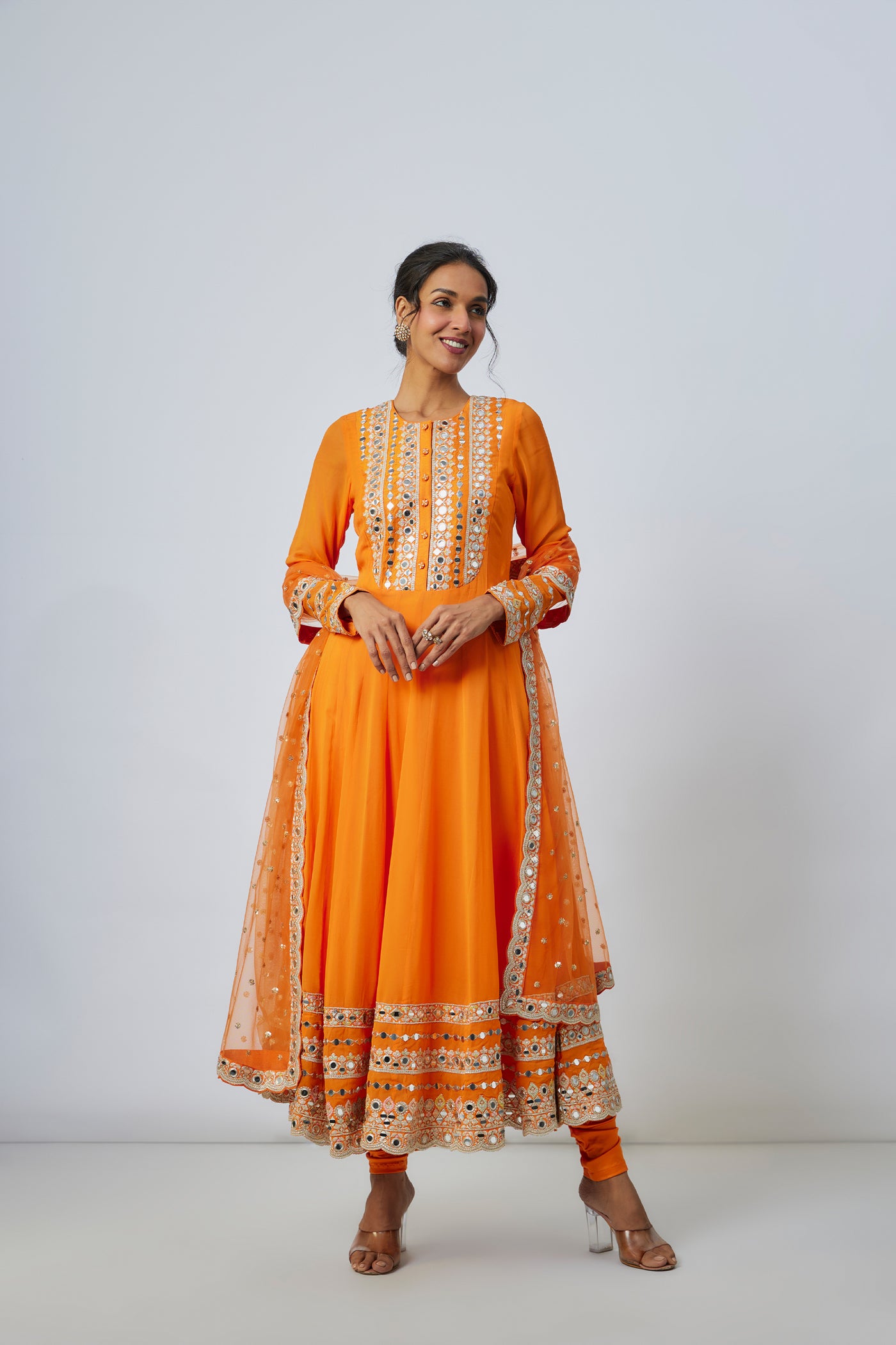 Gopi Vaid Varya Anarkali Set indian designer wear online shopping melange singapore
