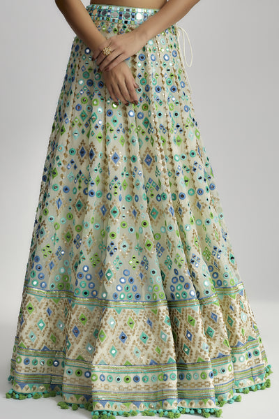 Gopi Vaid Vidhi Lehenga Lehenga Set indian designer wear online shopping melange singapore